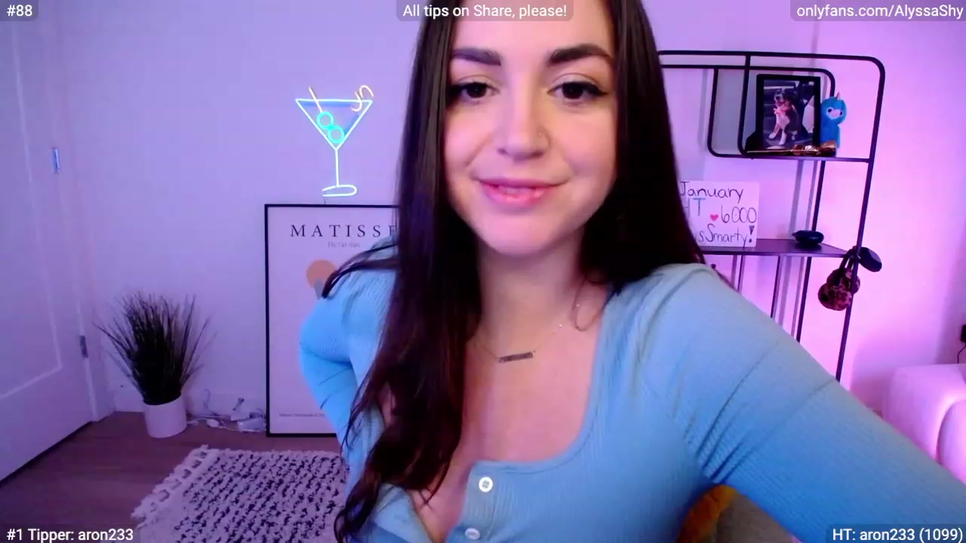 Gallery image thumbnail from AlyssaShy's myfreecams stream on, 01/09/2024, 20:07 image 7 of 20