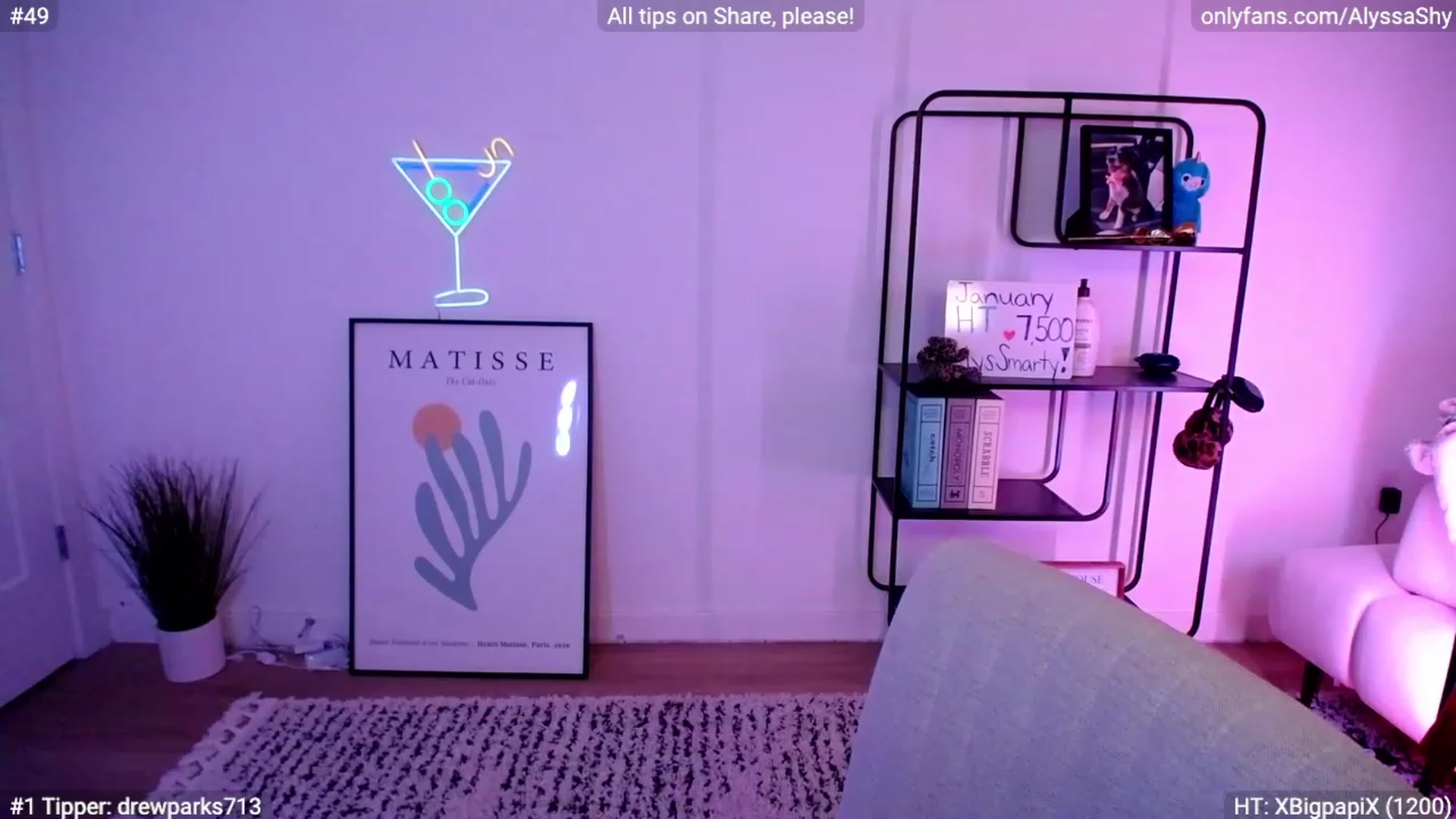 Gallery image thumbnail from AlyssaShy's myfreecams stream on, 01/13/2024, 01:31 image 8 of 20