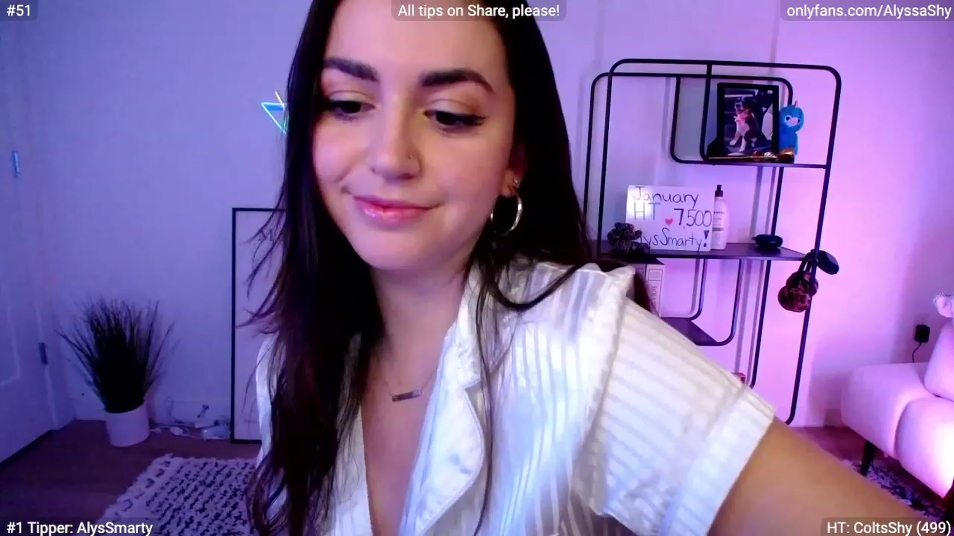 Gallery image thumbnail from AlyssaShy's myfreecams stream on, 01/14/2024, 01:12 image 12 of 20