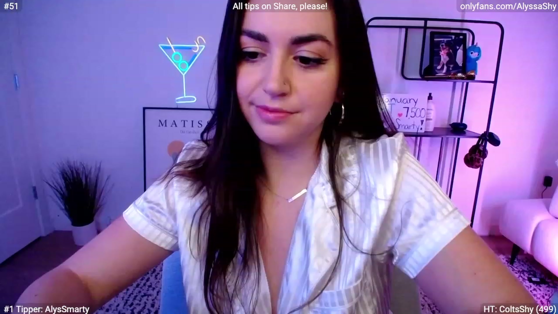 Gallery image thumbnail from AlyssaShy's myfreecams stream on, 01/14/2024, 01:12 image 2 of 20