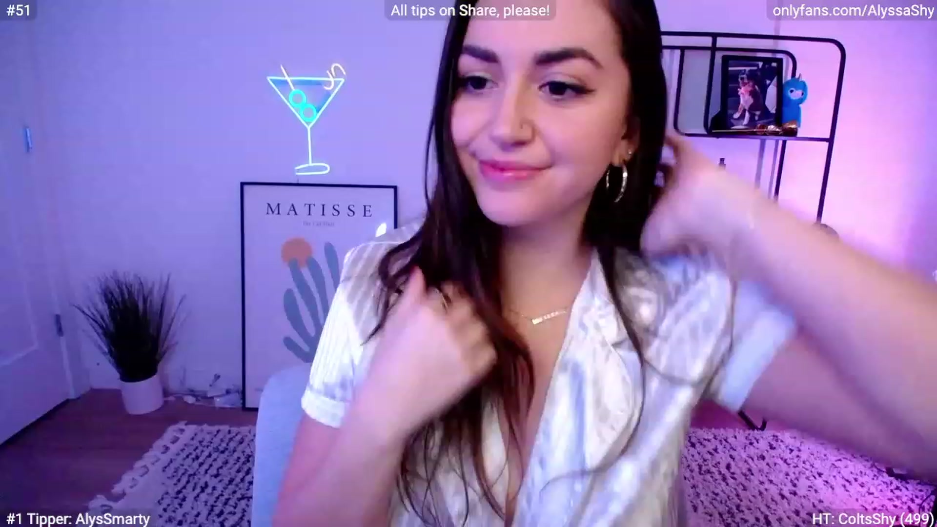 Gallery image thumbnail from AlyssaShy's myfreecams stream on, 01/14/2024, 01:12 image 1 of 20