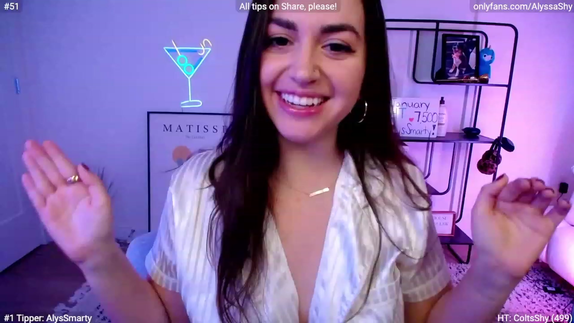 Gallery image thumbnail from AlyssaShy's myfreecams stream on, 01/14/2024, 01:12 image 3 of 20