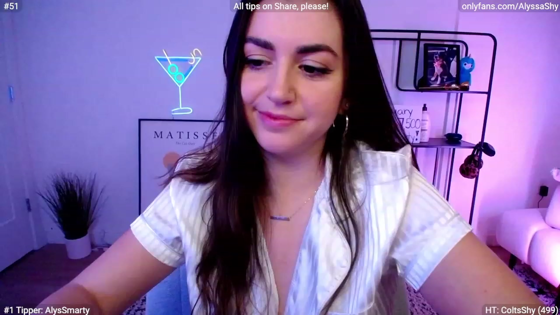 Gallery image thumbnail from AlyssaShy's myfreecams stream on, 01/14/2024, 01:37 image 1 of 20