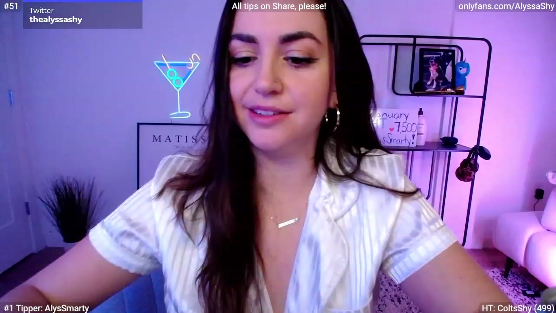 Gallery image thumbnail from AlyssaShy's myfreecams stream on, 01/14/2024, 01:37 image 13 of 20