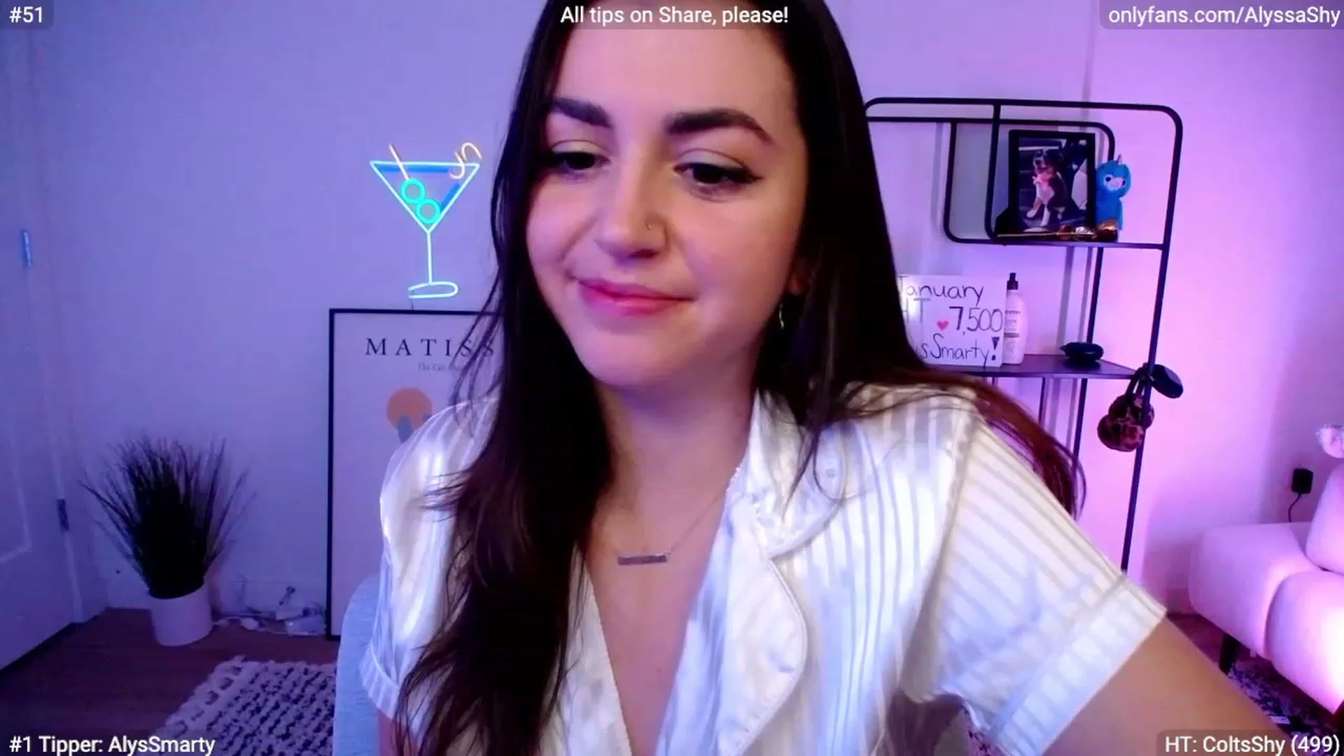 Gallery image thumbnail from AlyssaShy's myfreecams stream on, 01/14/2024, 01:37 image 6 of 20