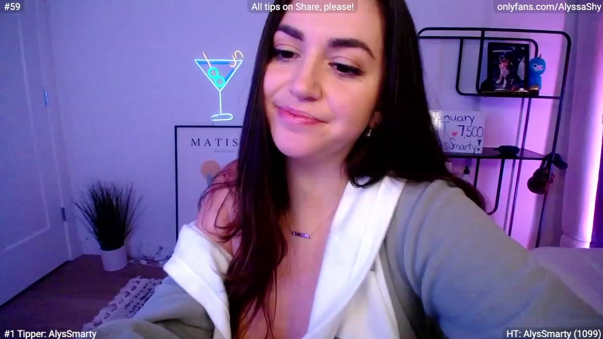 Gallery image thumbnail from AlyssaShy's myfreecams stream on, 01/16/2024, 24:03 image 8 of 20
