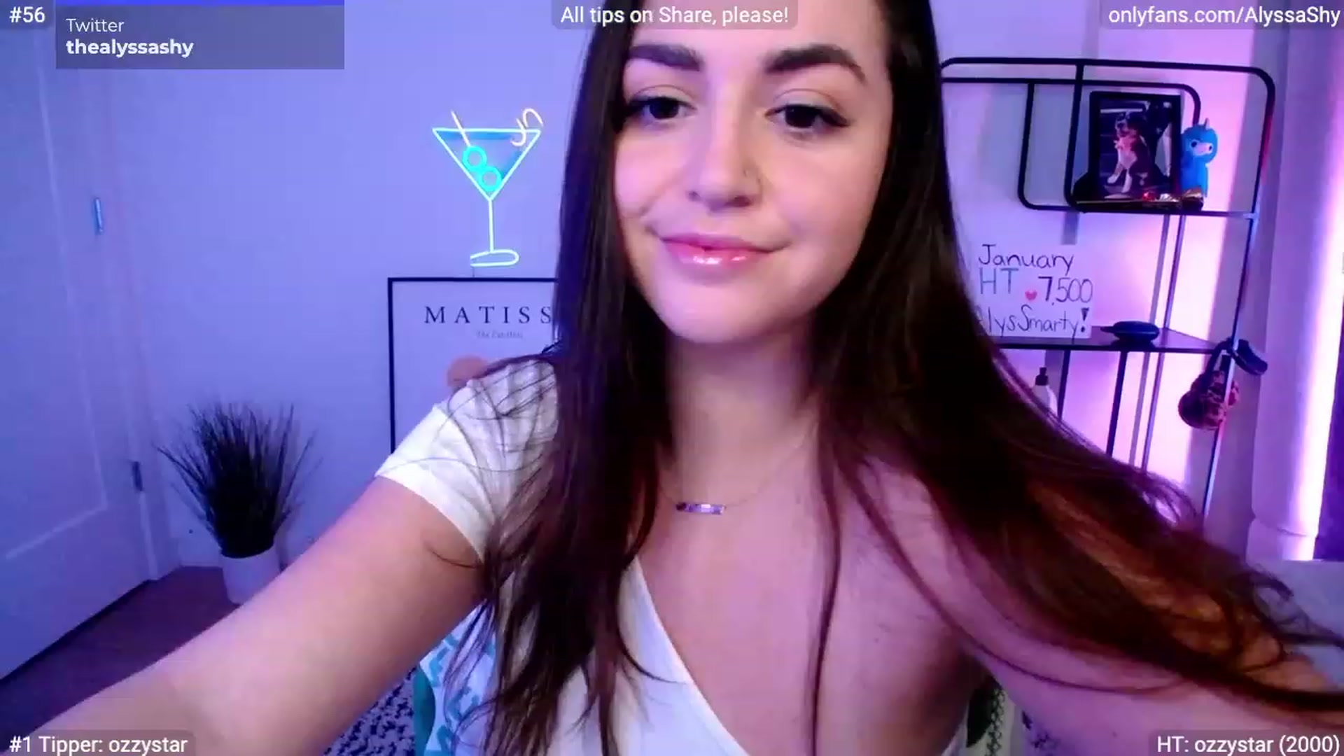 Gallery image thumbnail from AlyssaShy's myfreecams stream on, 01/17/2024, 23:19 image 4 of 20