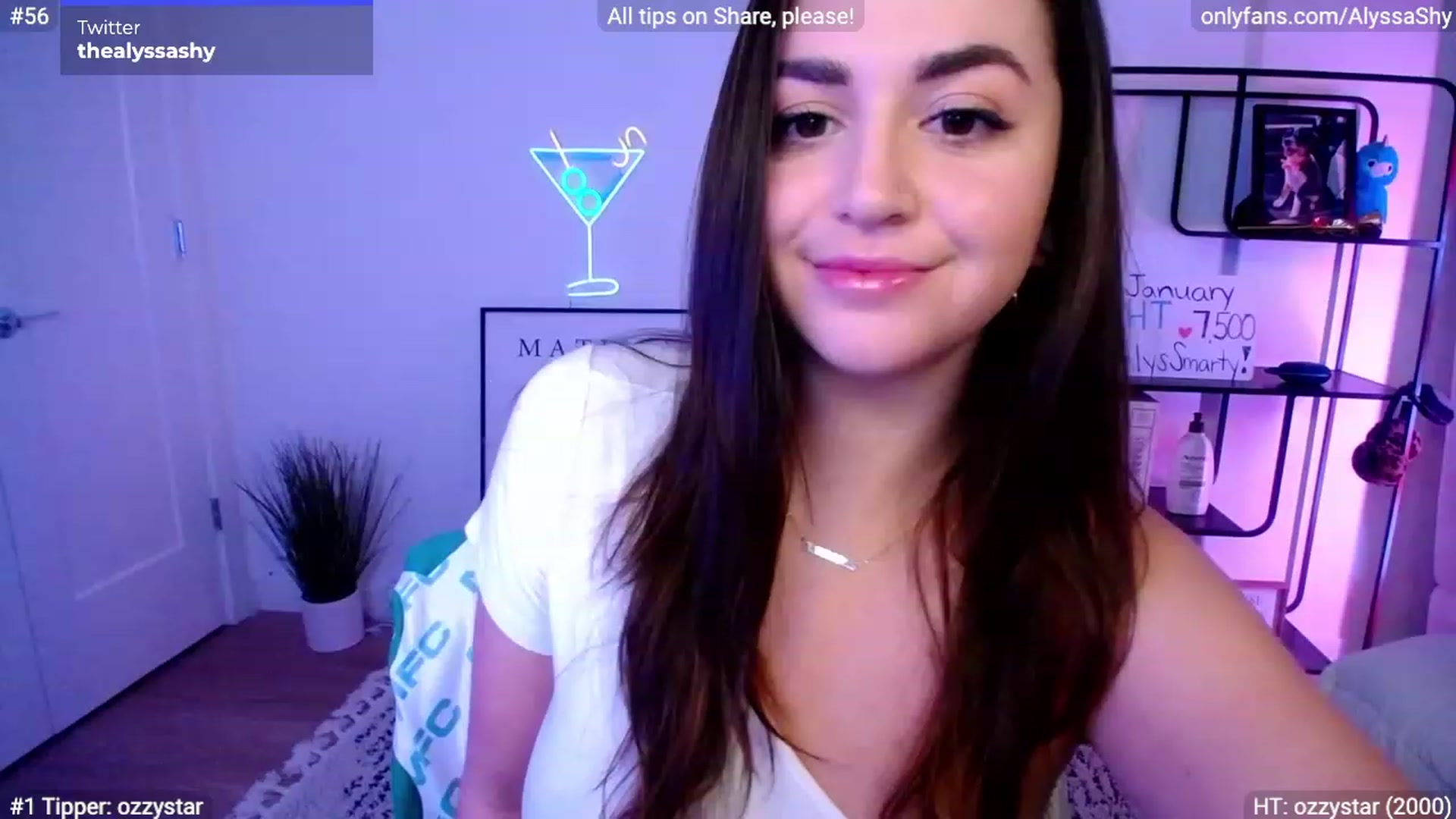 Gallery image thumbnail from AlyssaShy's myfreecams stream on, 01/17/2024, 23:19 image 8 of 20