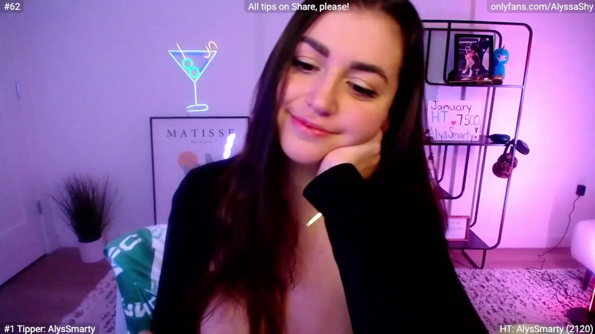 Gallery image thumbnail from AlyssaShy's myfreecams stream on, 01/20/2024, 03:05 image 2 of 20