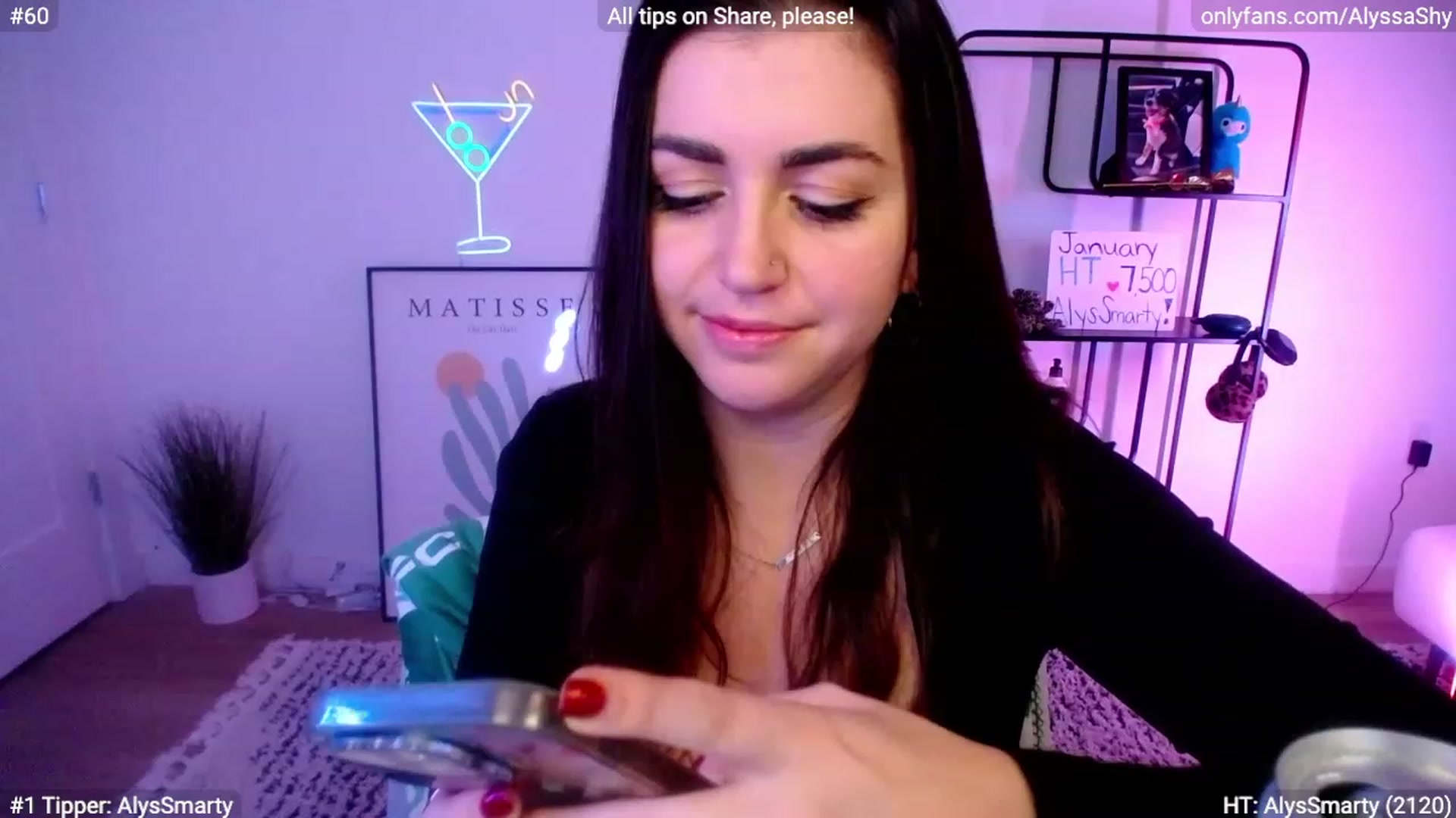 Gallery image thumbnail from AlyssaShy's myfreecams stream on, 01/20/2024, 03:05 image 16 of 20