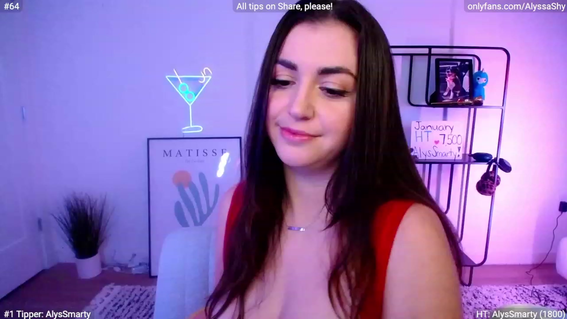 Gallery image thumbnail from AlyssaShy's myfreecams stream on, 01/21/2024, 02:30 image 9 of 20