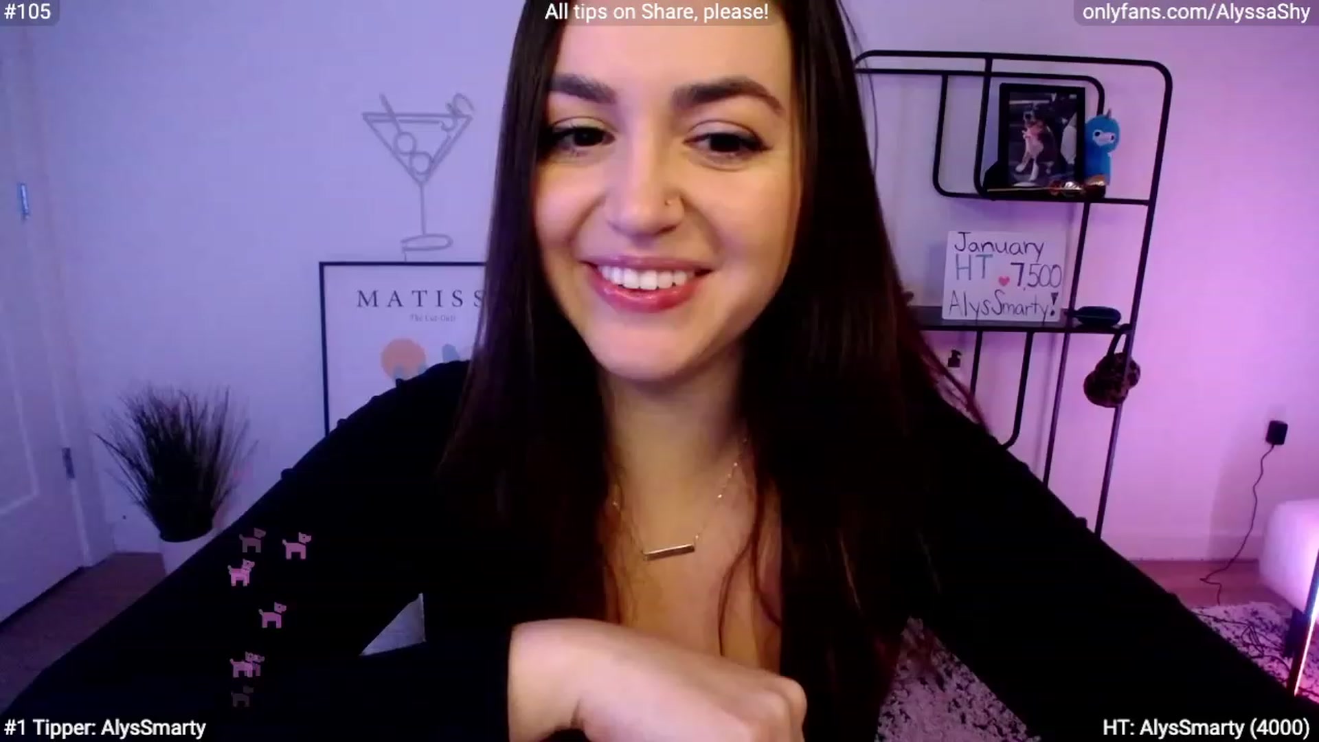 Gallery image thumbnail from AlyssaShy's myfreecams stream on, 01/31/2024, 24:03 image 17 of 20