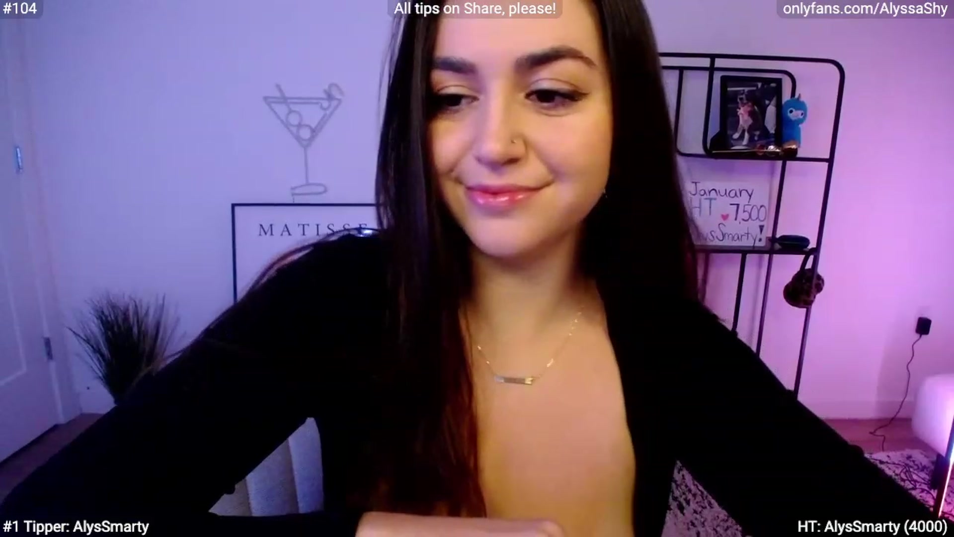 Gallery image thumbnail from AlyssaShy's myfreecams stream on, 01/31/2024, 24:03 image 18 of 20