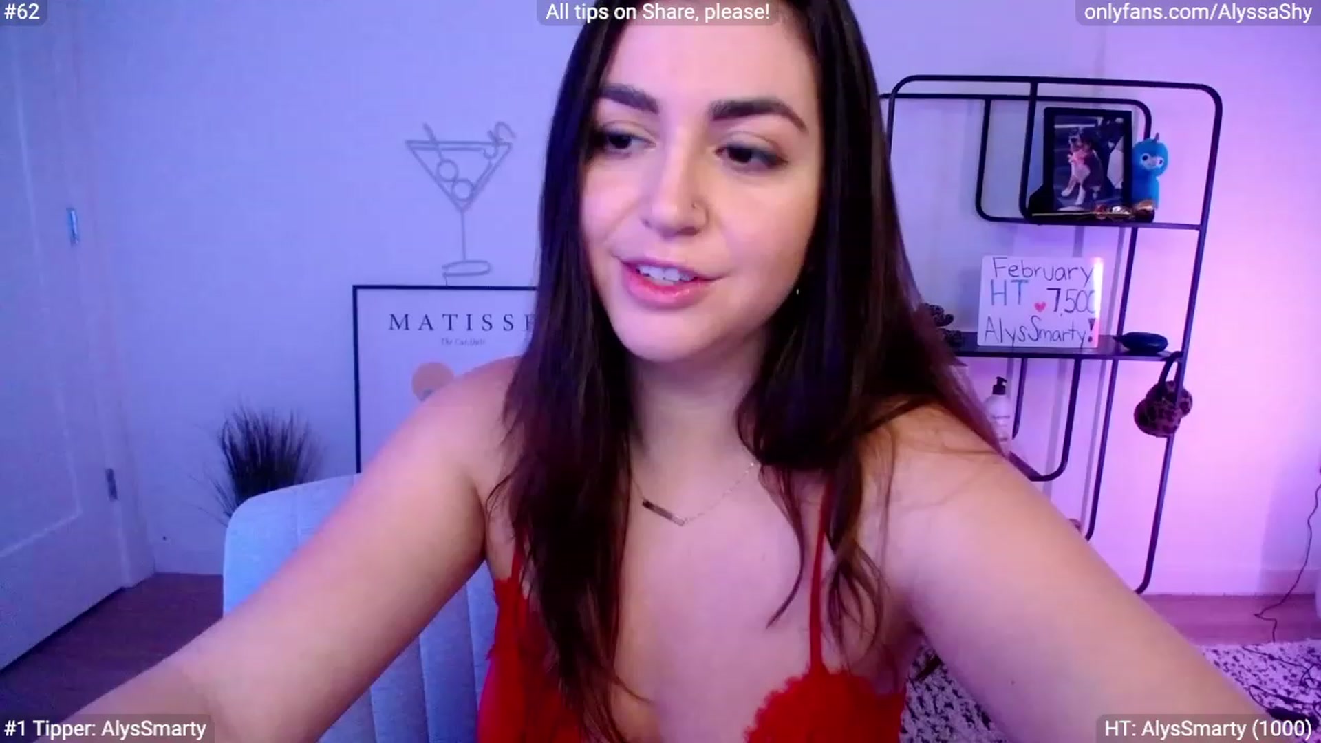 Gallery image thumbnail from AlyssaShy's myfreecams stream on, 02/01/2024, 22:12 image 13 of 20