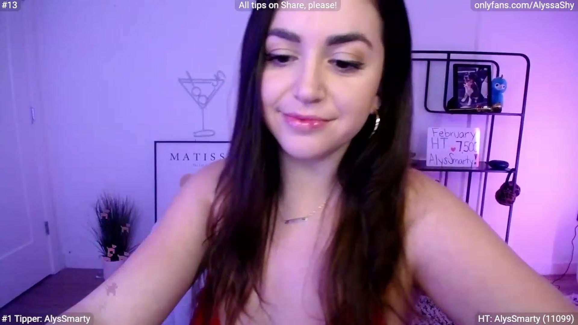Gallery image thumbnail from AlyssaShy's myfreecams stream on, 02/01/2024, 22:12 image 20 of 20