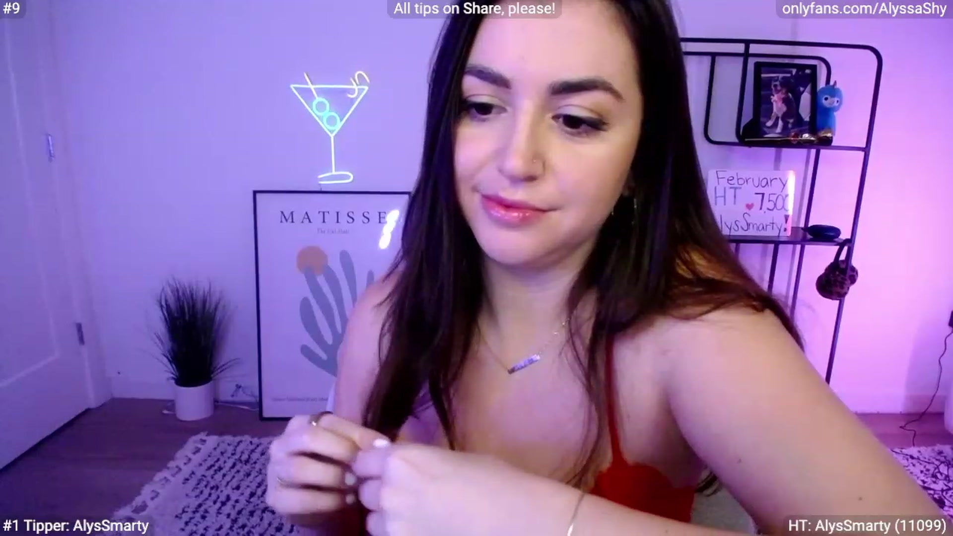 Gallery image thumbnail from AlyssaShy's myfreecams stream on, 02/01/2024, 23:10 image 18 of 20