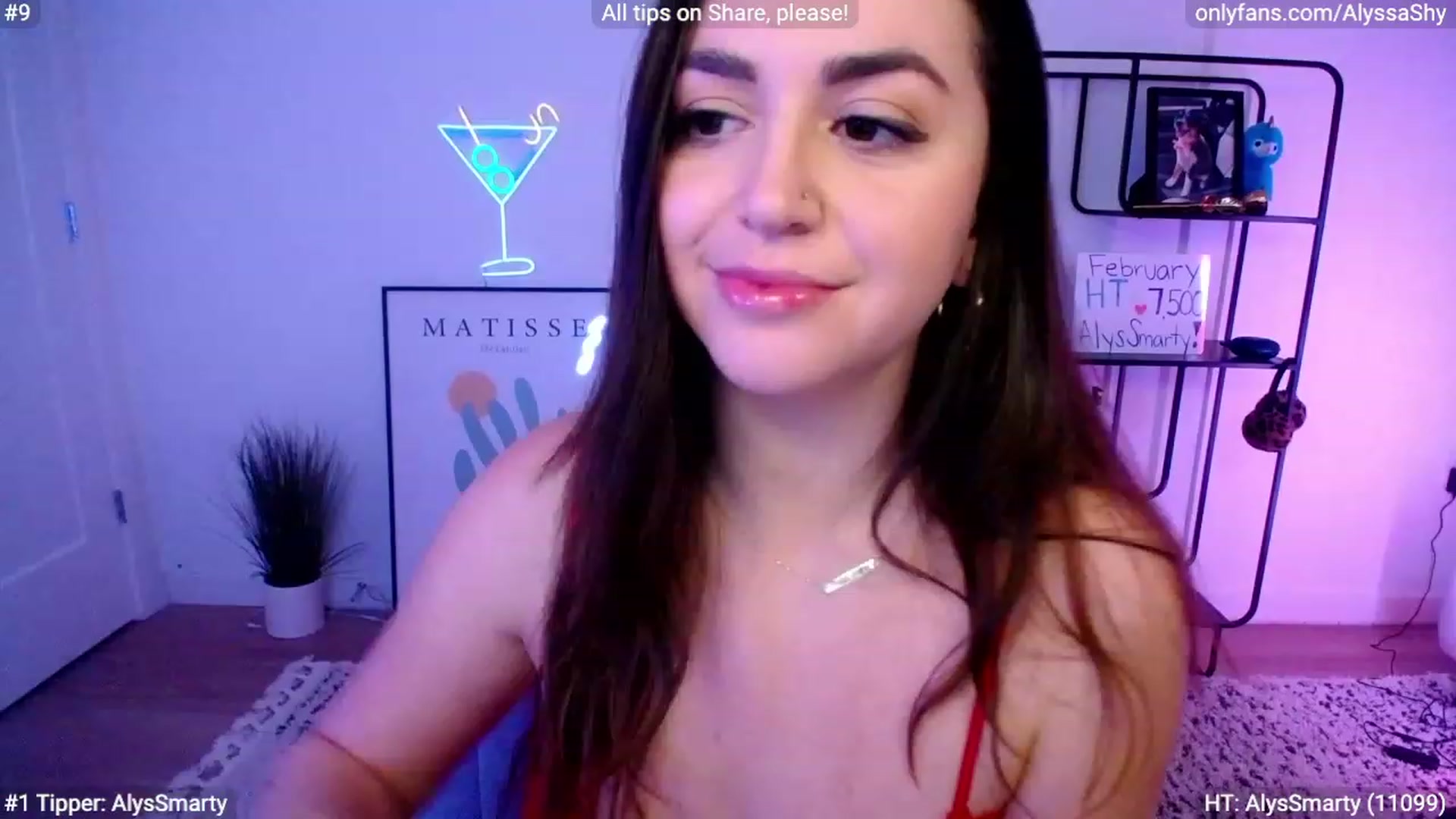 Gallery image thumbnail from AlyssaShy's myfreecams stream on, 02/01/2024, 23:10 image 5 of 20