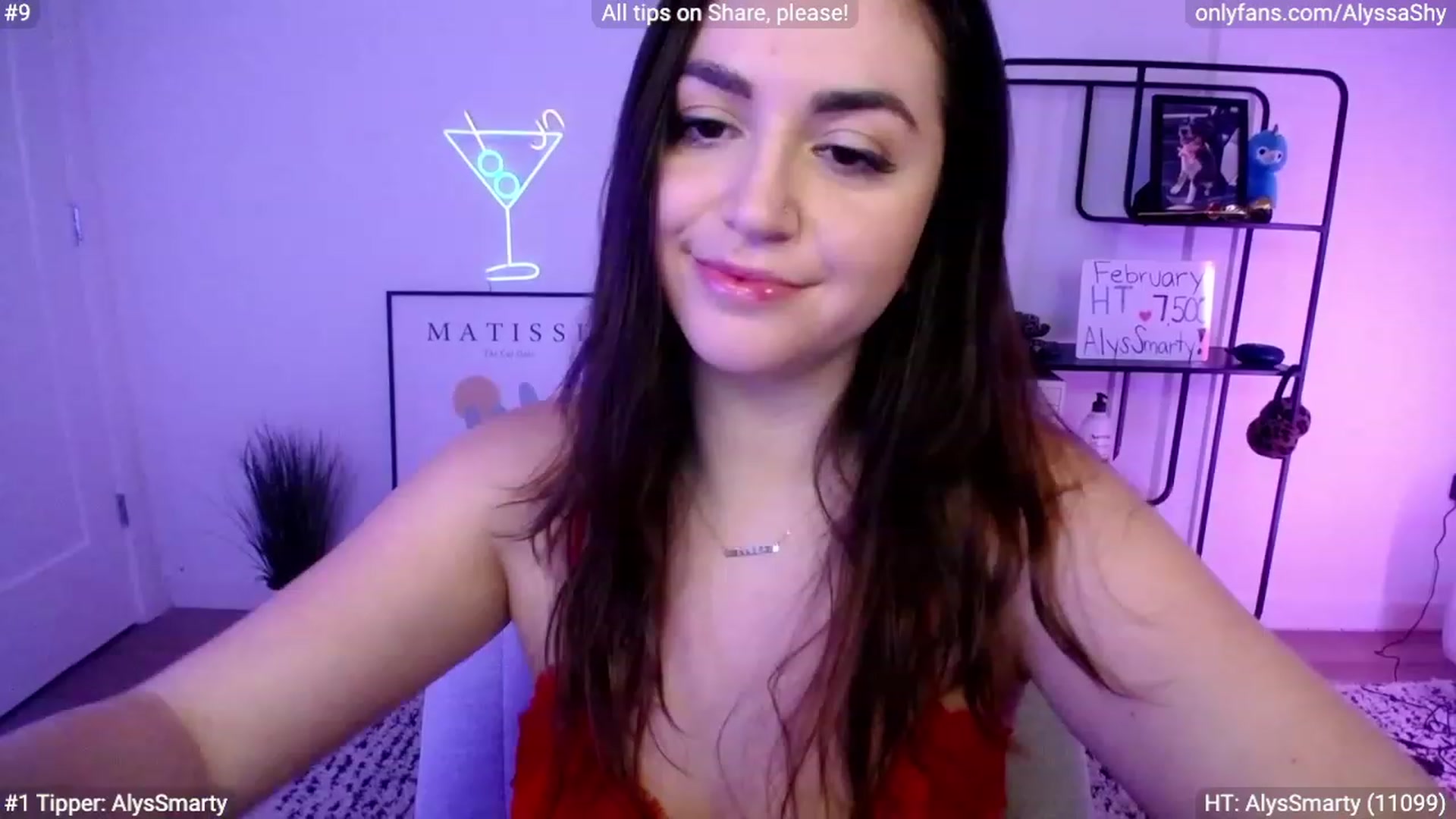 Gallery image thumbnail from AlyssaShy's myfreecams stream on, 02/01/2024, 23:10 image 14 of 20