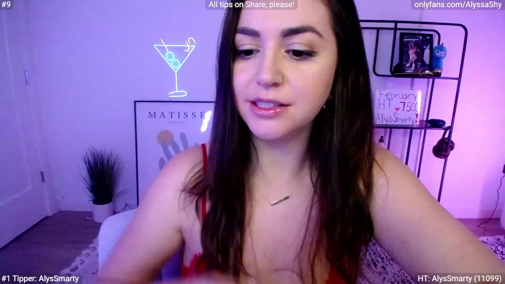 Gallery image thumbnail from AlyssaShy's myfreecams stream on, 02/01/2024, 23:10 image 13 of 20
