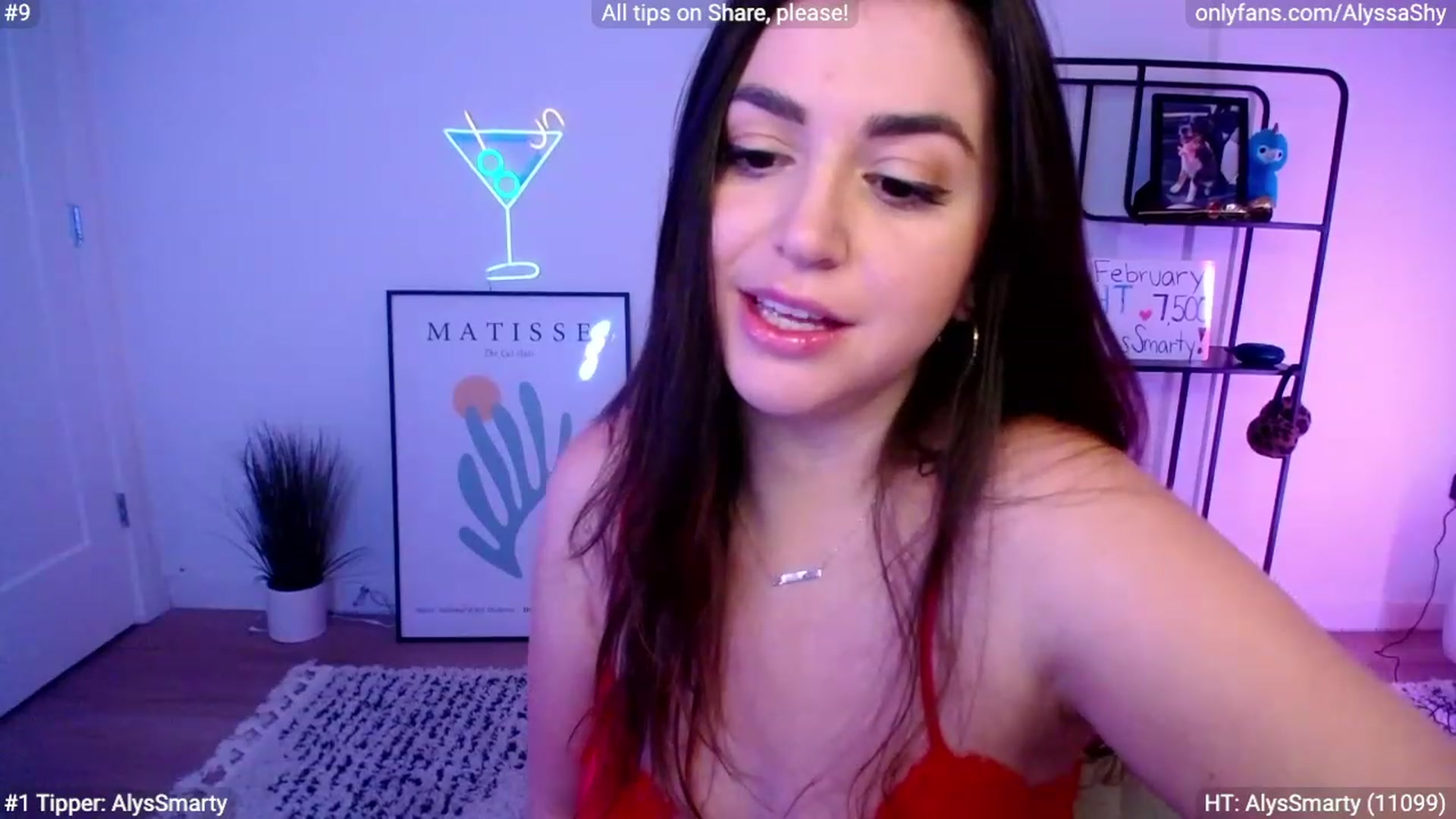 Gallery image thumbnail from AlyssaShy's myfreecams stream on, 02/01/2024, 23:10 image 16 of 20
