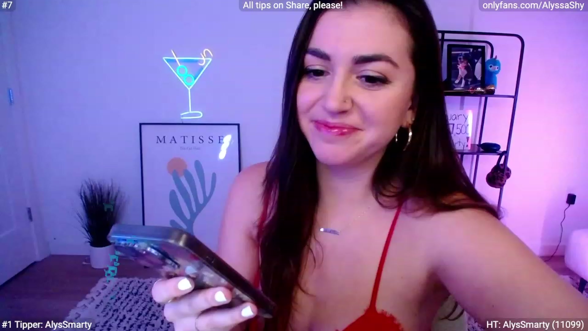 Gallery image thumbnail from AlyssaShy's myfreecams stream on, 02/02/2024, 01:43 image 11 of 20