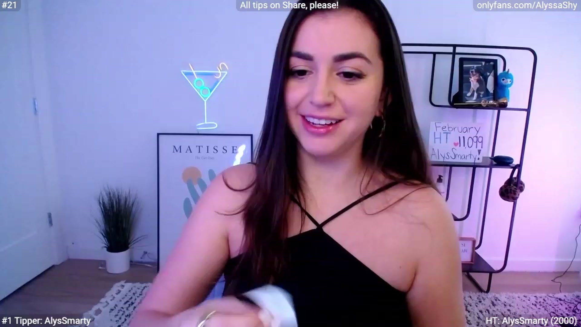 Gallery image thumbnail from AlyssaShy's myfreecams stream on, 02/02/2024, 21:13 image 6 of 20