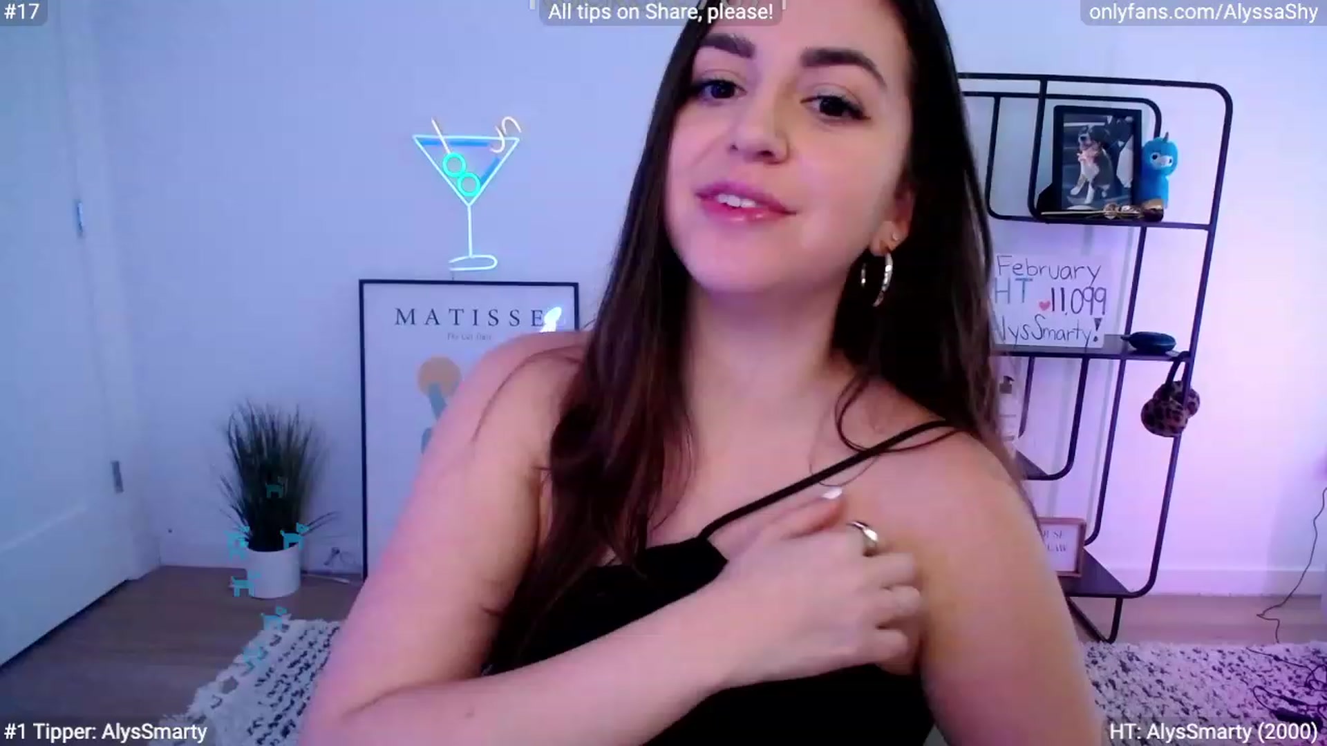 Gallery image thumbnail from AlyssaShy's myfreecams stream on, 02/02/2024, 21:13 image 10 of 20