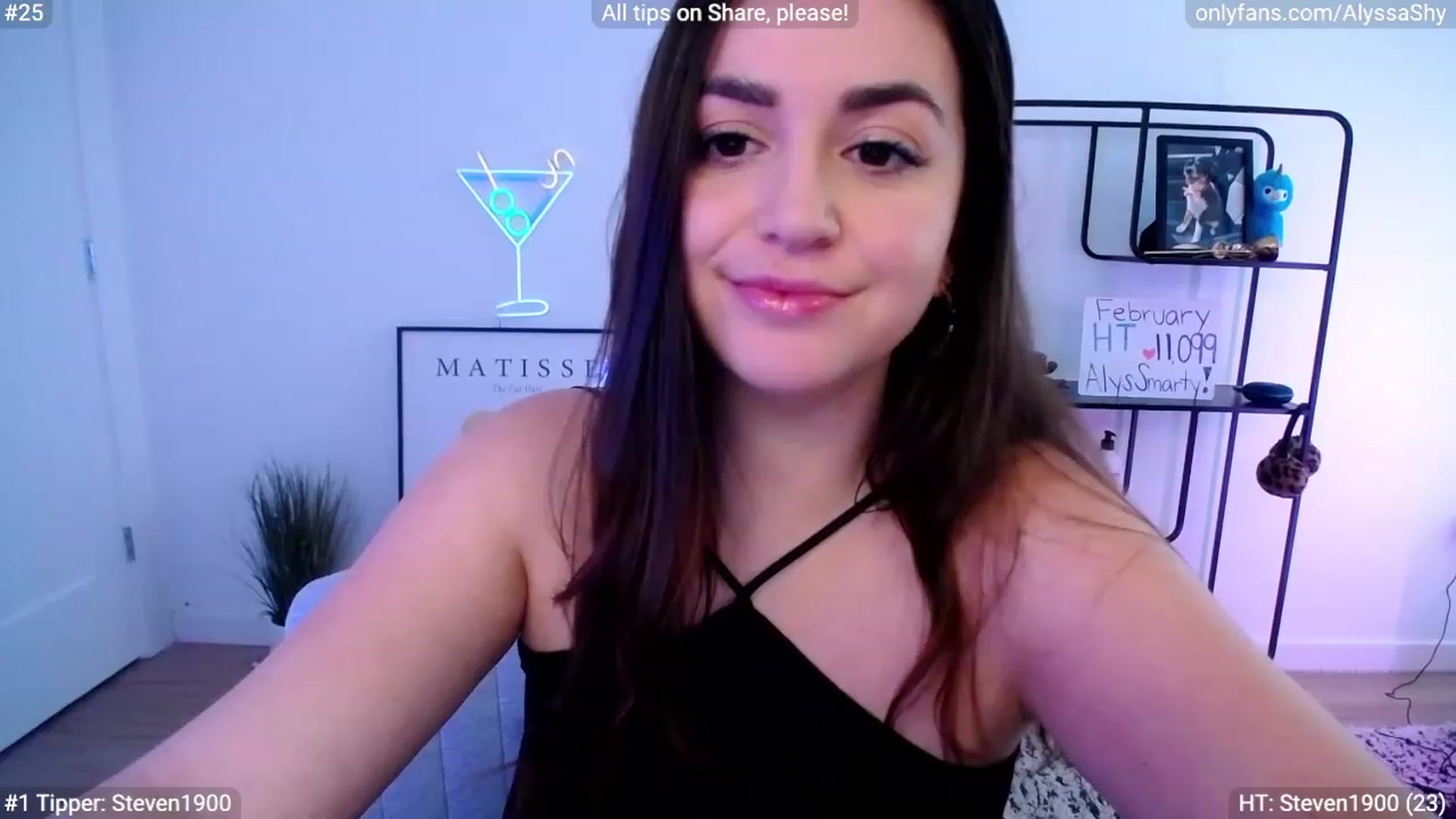 Gallery image thumbnail from AlyssaShy's myfreecams stream on, 02/02/2024, 21:13 image 2 of 20