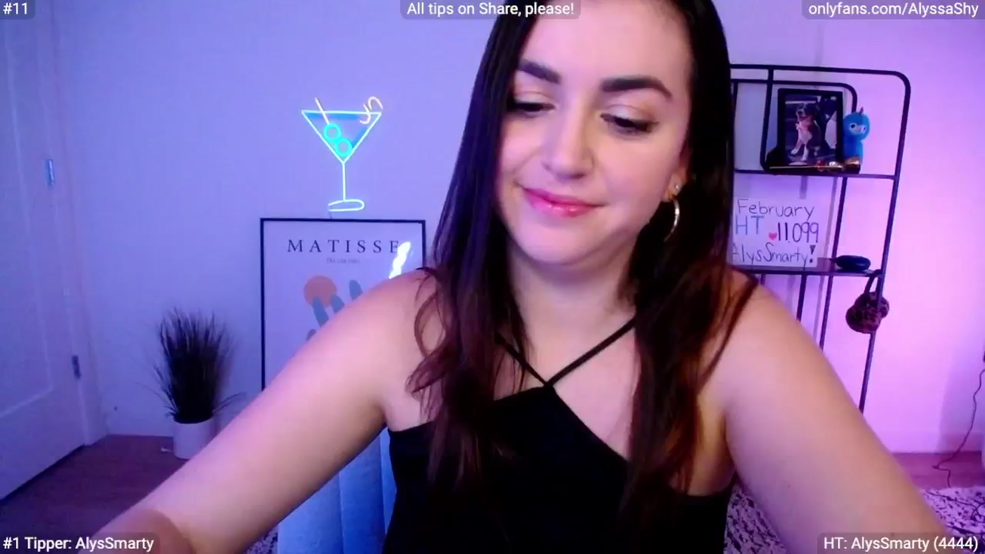 Gallery image thumbnail from AlyssaShy's myfreecams stream on, 02/03/2024, 24:02 image 19 of 20