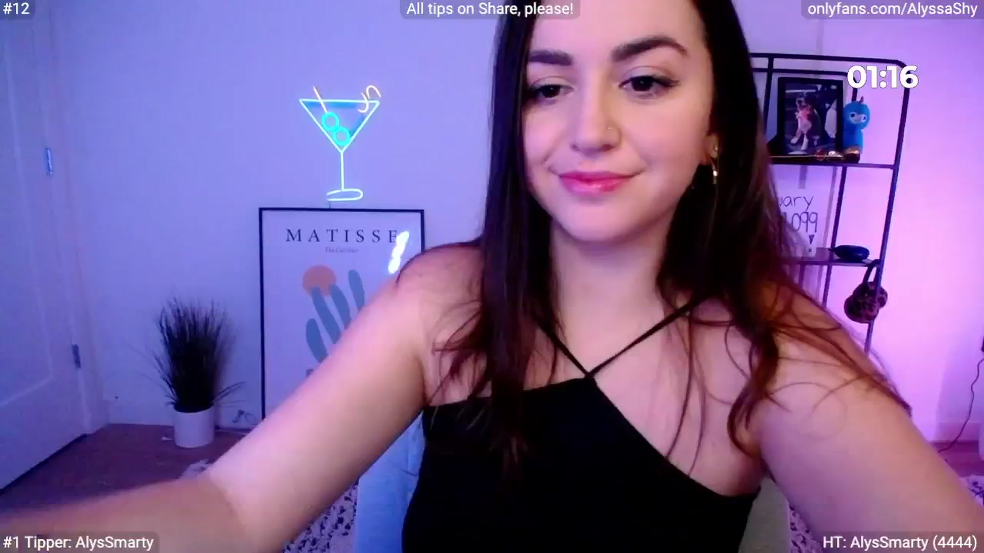 Gallery image thumbnail from AlyssaShy's myfreecams stream on, 02/03/2024, 24:02 image 9 of 20