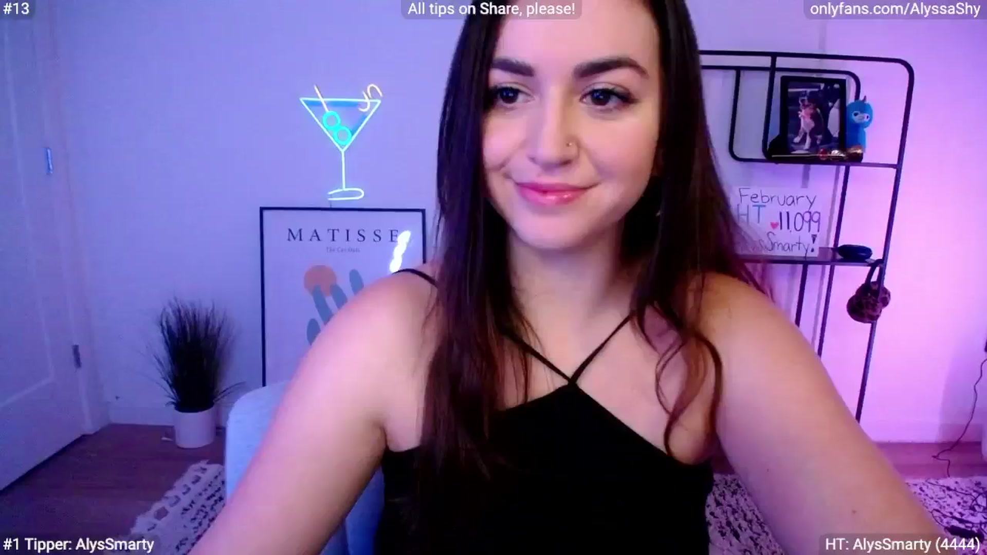 Gallery image thumbnail from AlyssaShy's myfreecams stream on, 02/03/2024, 24:02 image 8 of 20