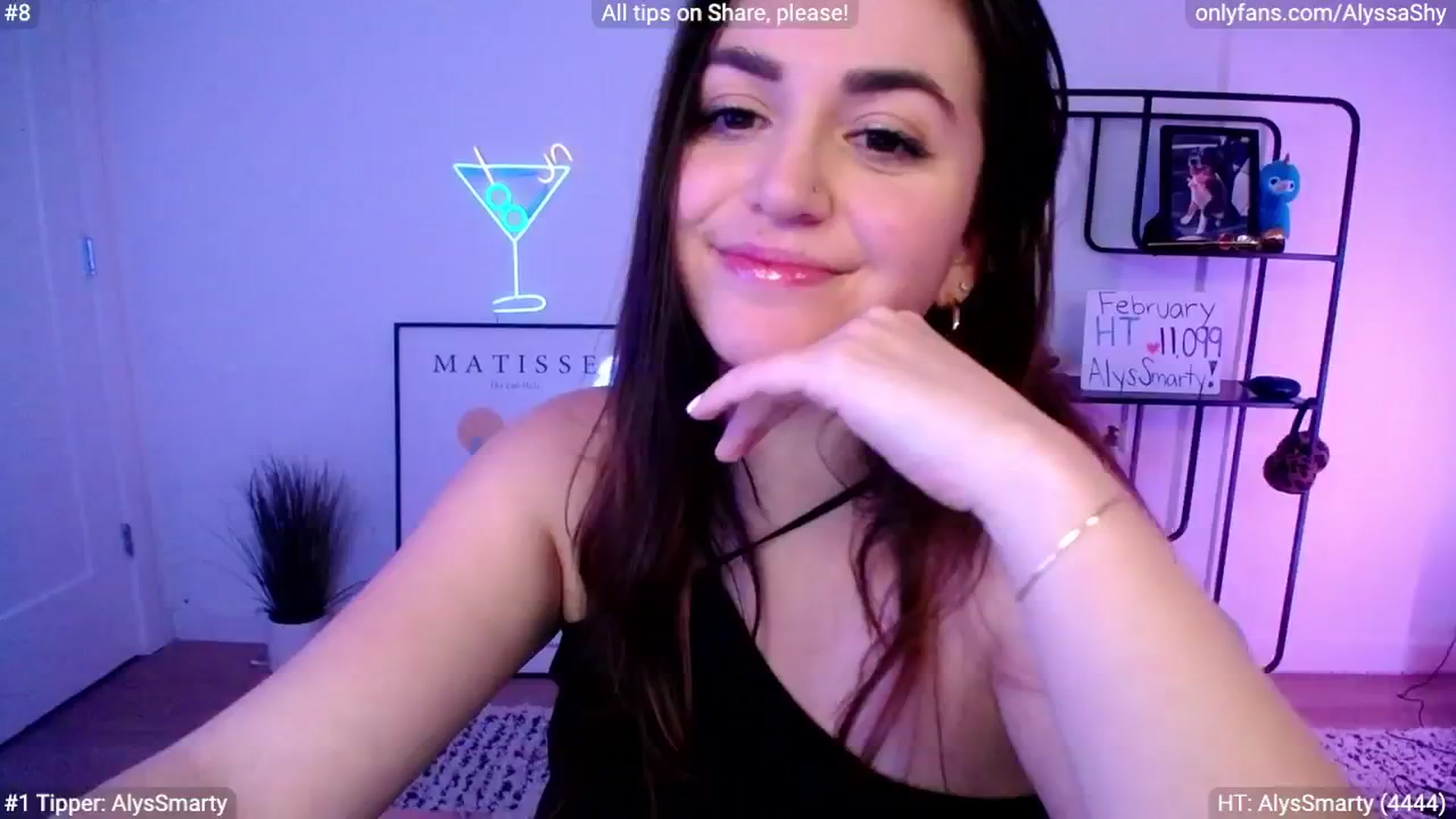 Gallery image thumbnail from AlyssaShy's myfreecams stream on, 02/03/2024, 04:49 image 11 of 20