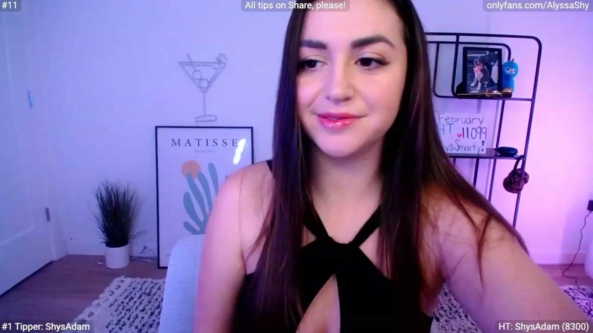 Gallery image thumbnail from AlyssaShy's myfreecams stream on, 02/06/2024, 22:31 image 8 of 20