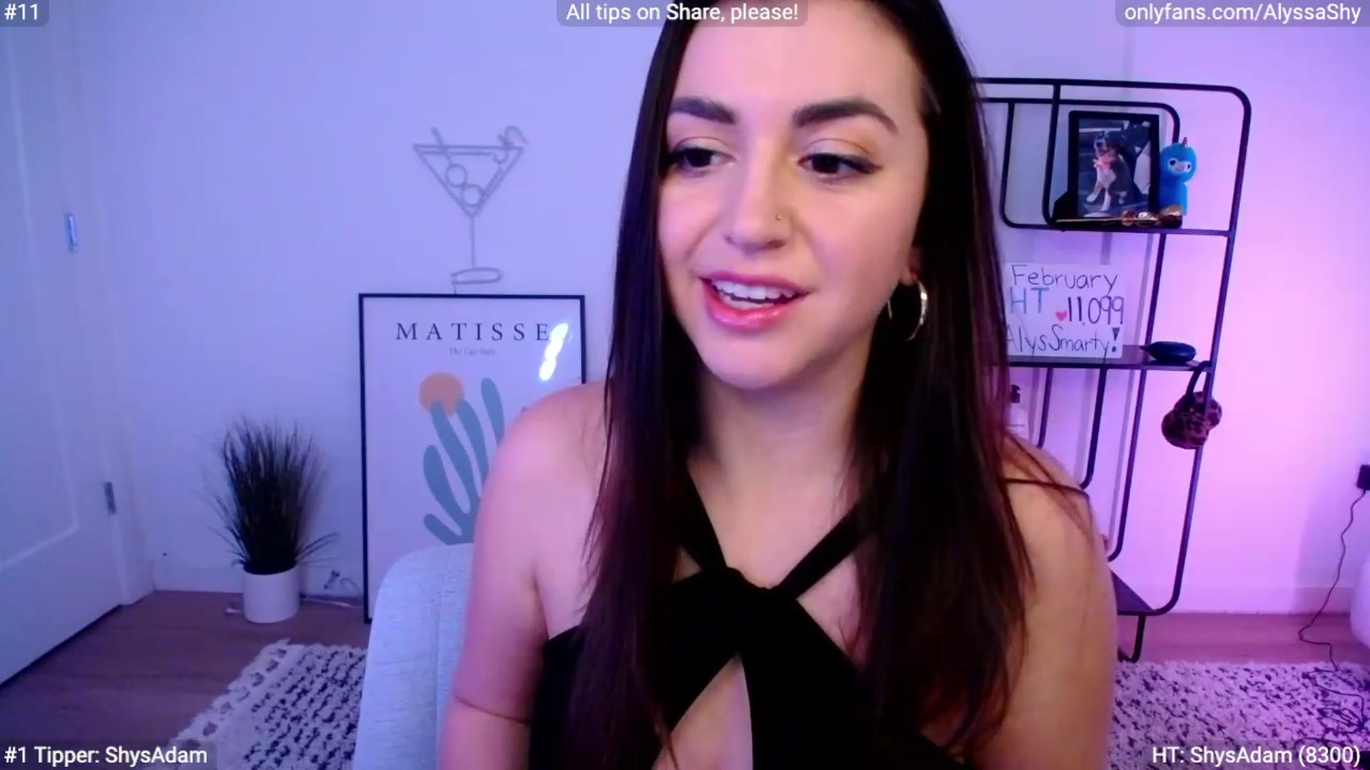 Gallery image thumbnail from AlyssaShy's myfreecams stream on, 02/06/2024, 22:31 image 10 of 20