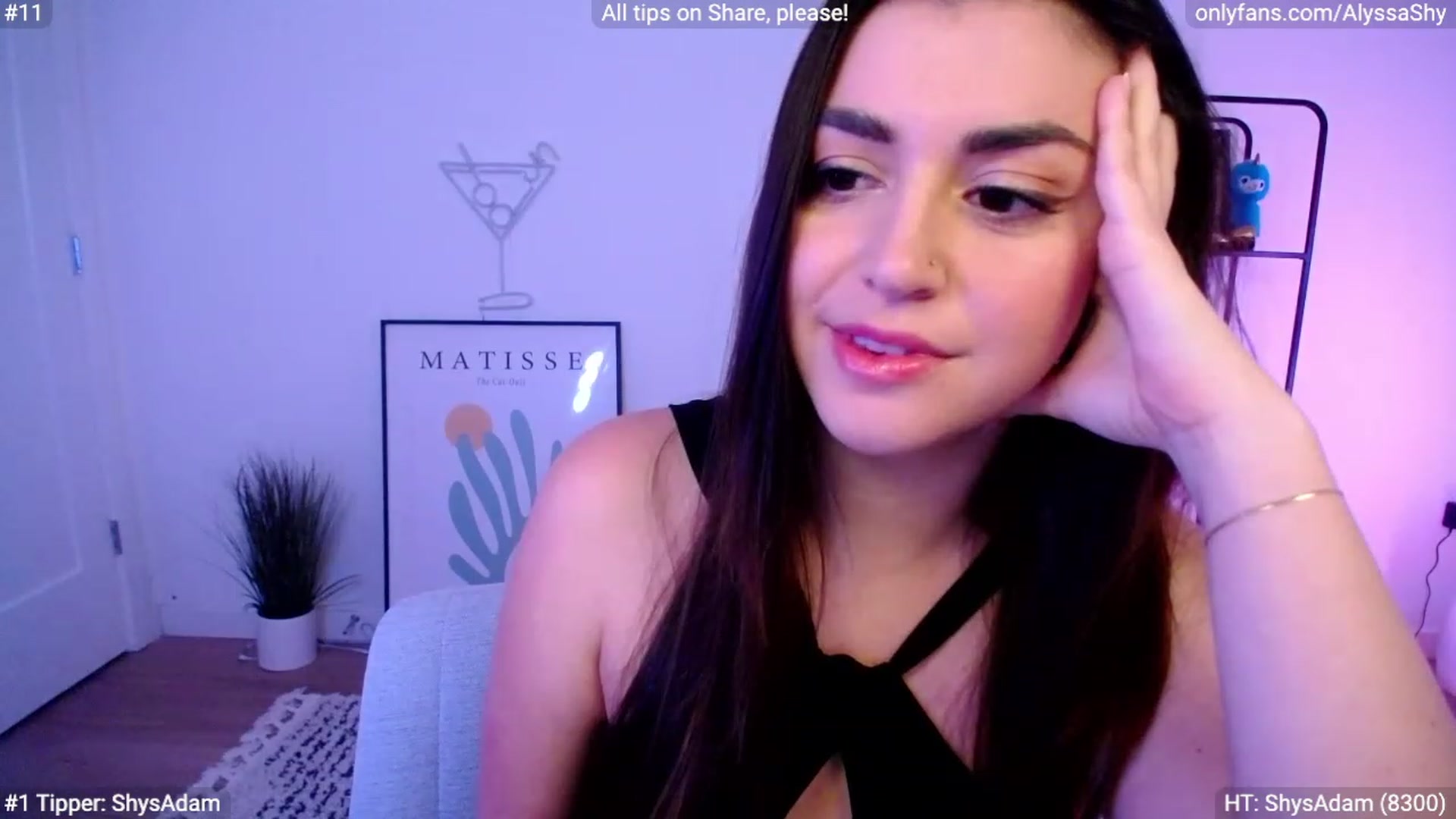 Gallery image thumbnail from AlyssaShy's myfreecams stream on, 02/06/2024, 22:31 image 12 of 20