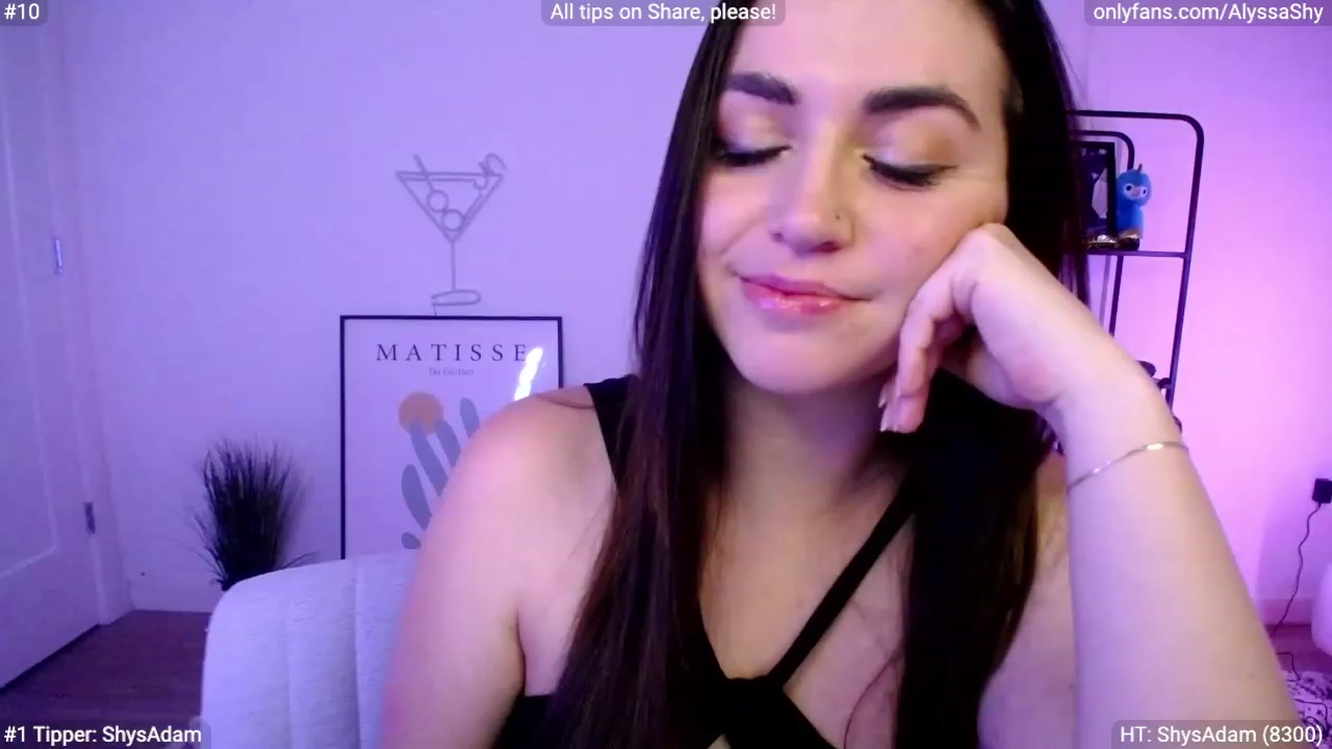 Gallery image thumbnail from AlyssaShy's myfreecams stream on, 02/07/2024, 01:55 image 17 of 20
