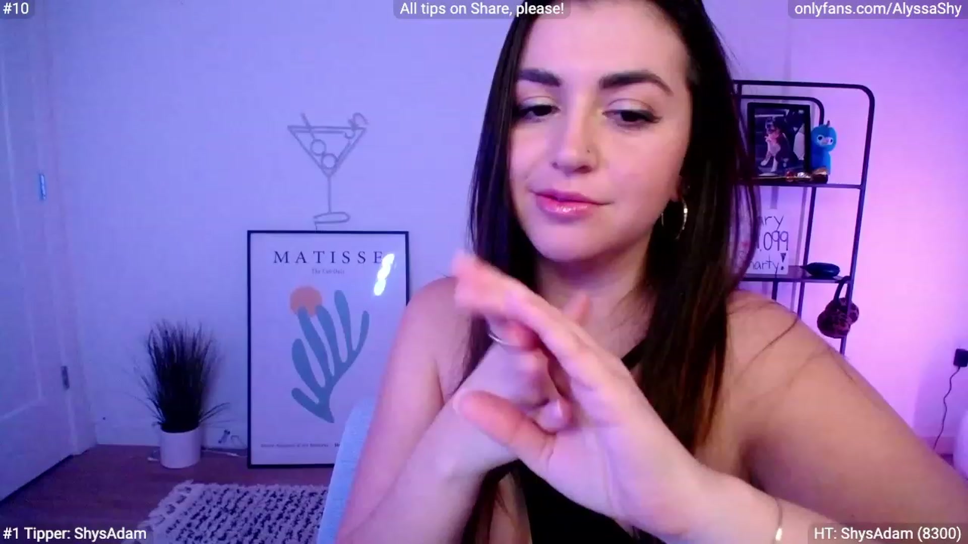 Gallery image thumbnail from AlyssaShy's myfreecams stream on, 02/07/2024, 02:08 image 13 of 20