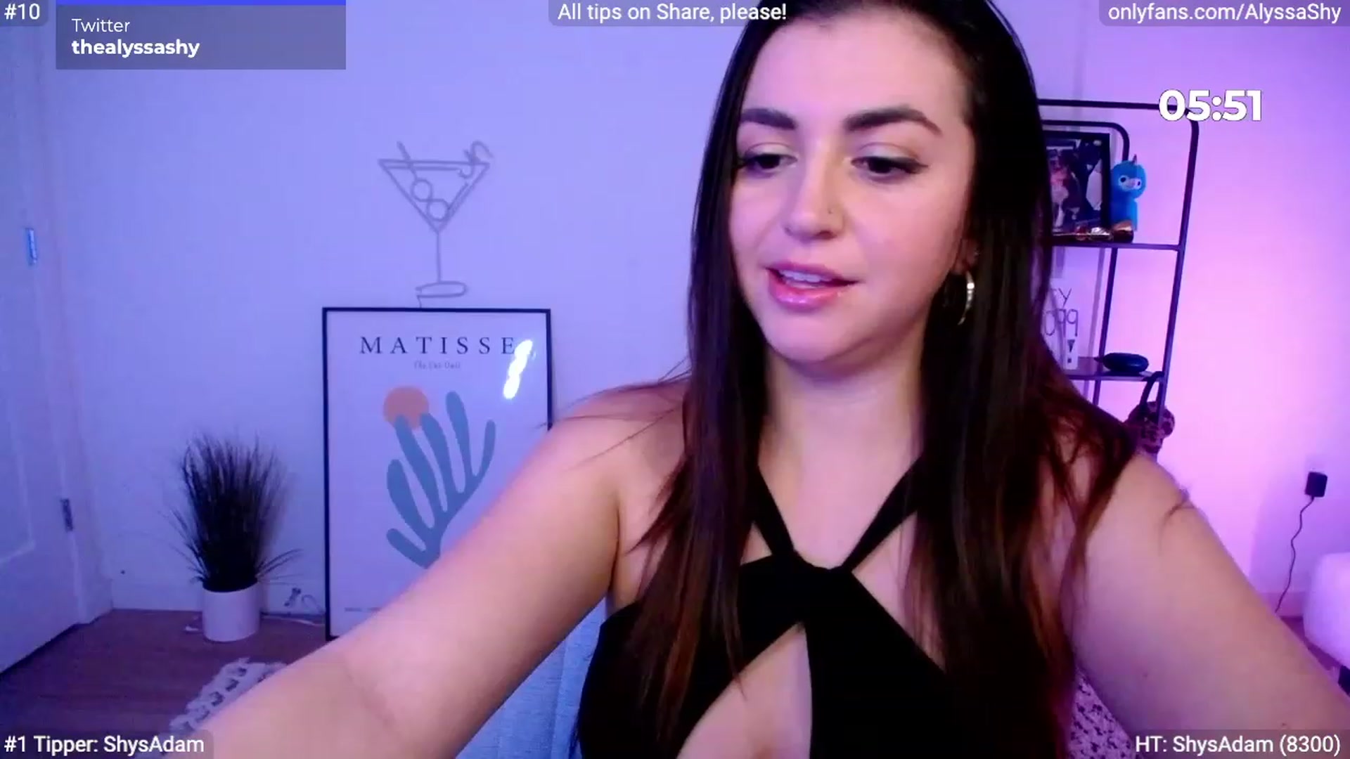 Gallery image thumbnail from AlyssaShy's myfreecams stream on, 02/07/2024, 02:08 image 20 of 20