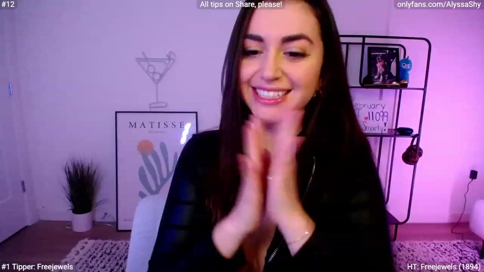 Gallery image thumbnail from AlyssaShy's myfreecams stream on, 02/08/2024, 24:09 image 16 of 20