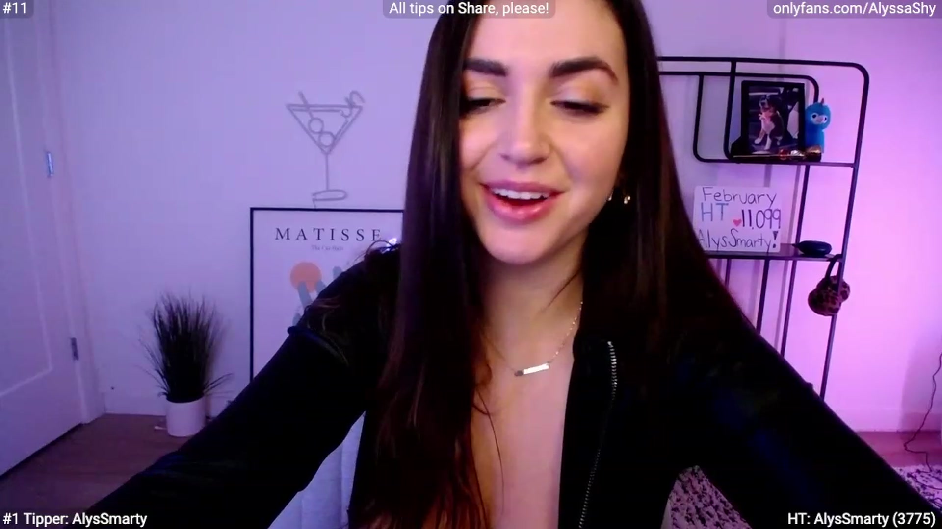 Gallery image thumbnail from AlyssaShy's myfreecams stream on, 02/08/2024, 02:35 image 9 of 20