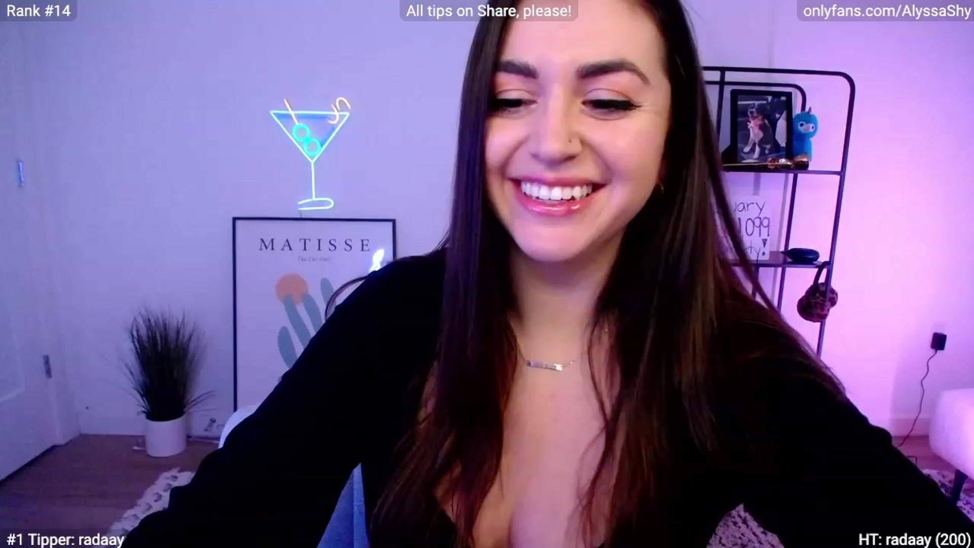 Gallery image thumbnail from AlyssaShy's myfreecams stream on, 02/08/2024, 22:10 image 1 of 20