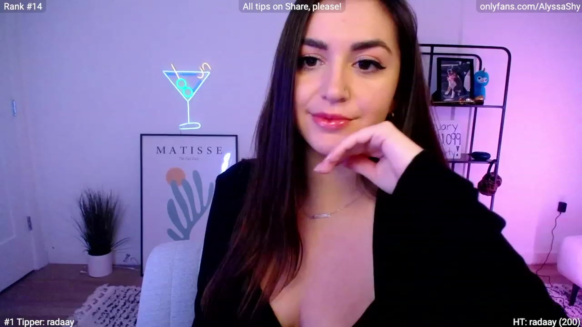 Gallery image thumbnail from AlyssaShy's myfreecams stream on, 02/08/2024, 22:10 image 7 of 20