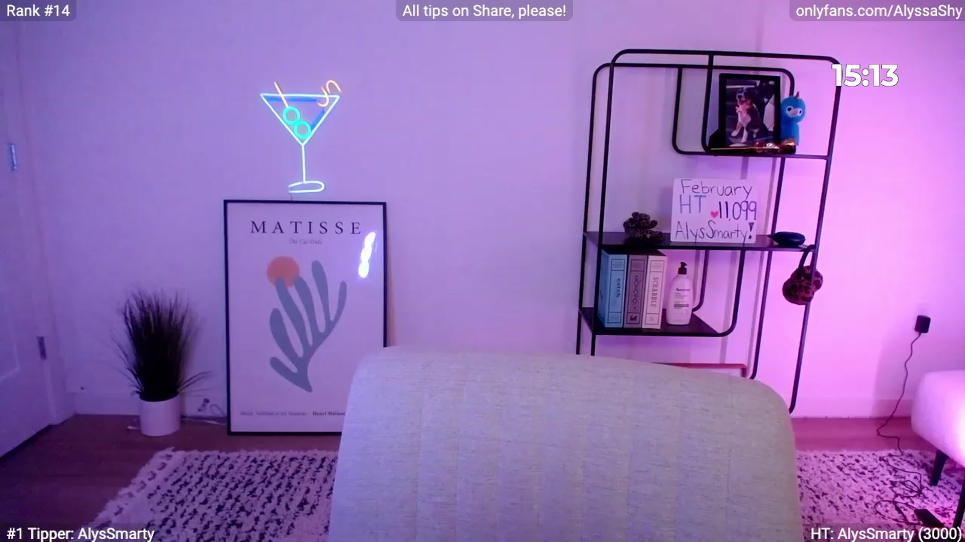 Gallery image thumbnail from AlyssaShy's myfreecams stream on, 02/09/2024, 24:50 image 19 of 20