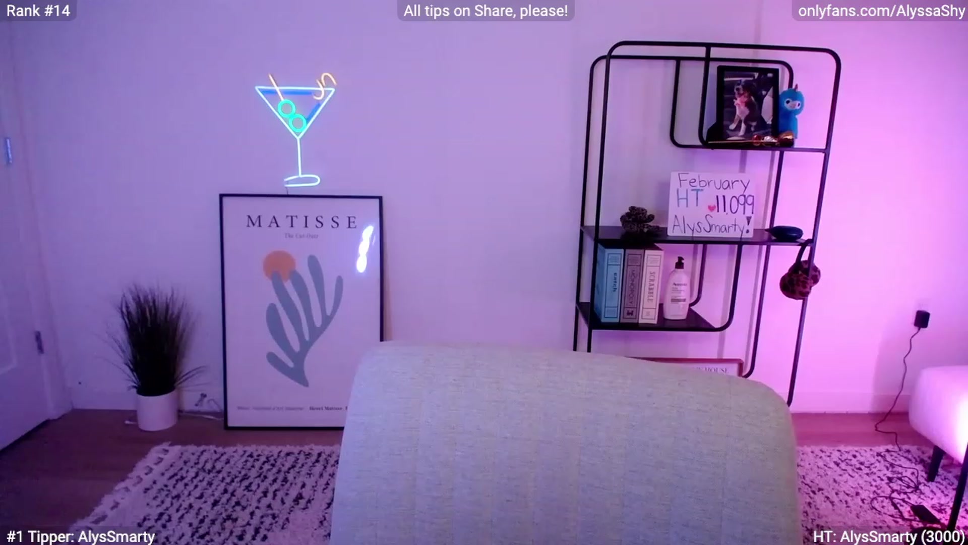 Gallery image thumbnail from AlyssaShy's myfreecams stream on, 02/09/2024, 02:20 image 14 of 20
