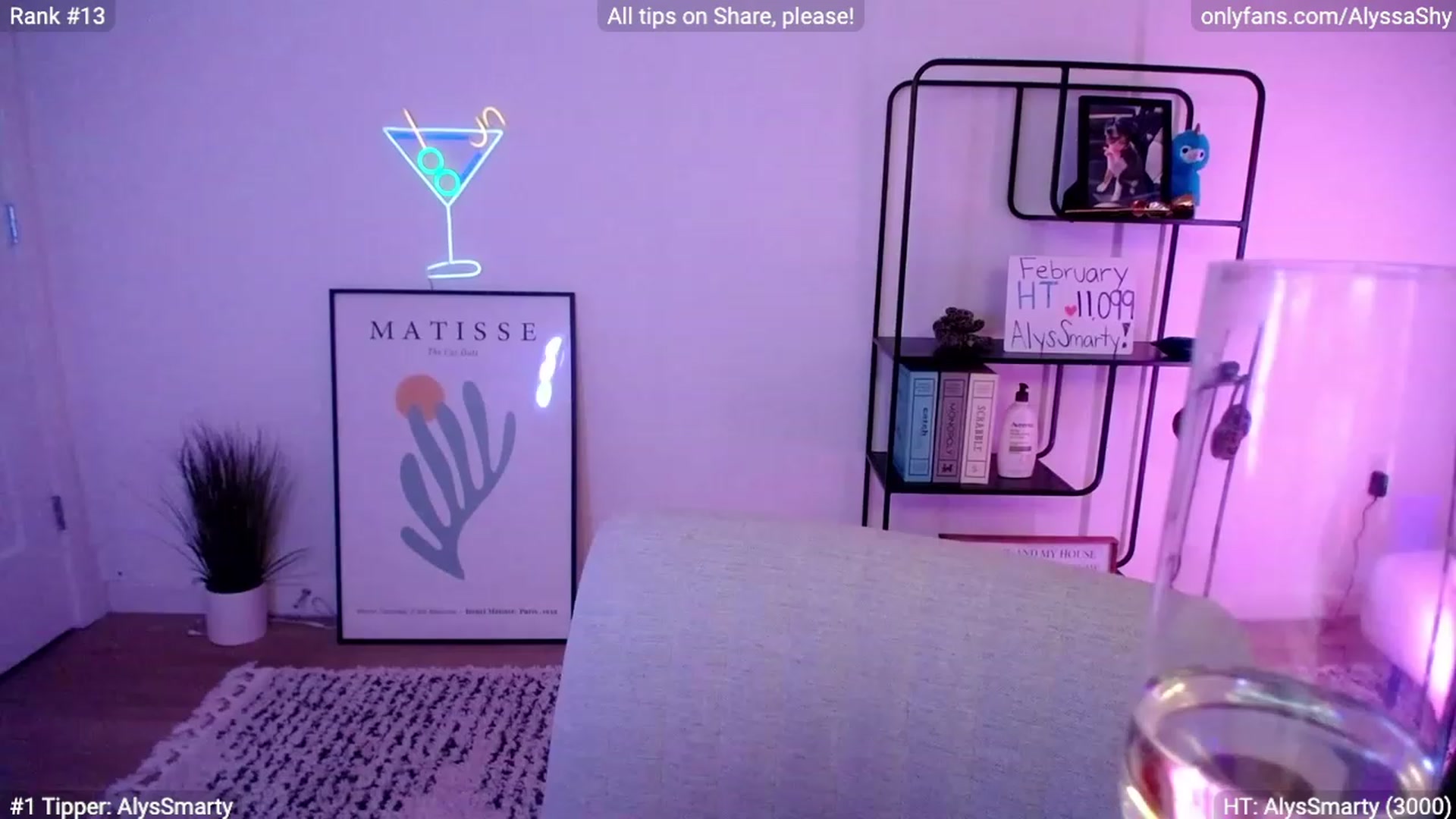 Gallery image thumbnail from AlyssaShy's myfreecams stream on, 02/09/2024, 02:20 image 19 of 20