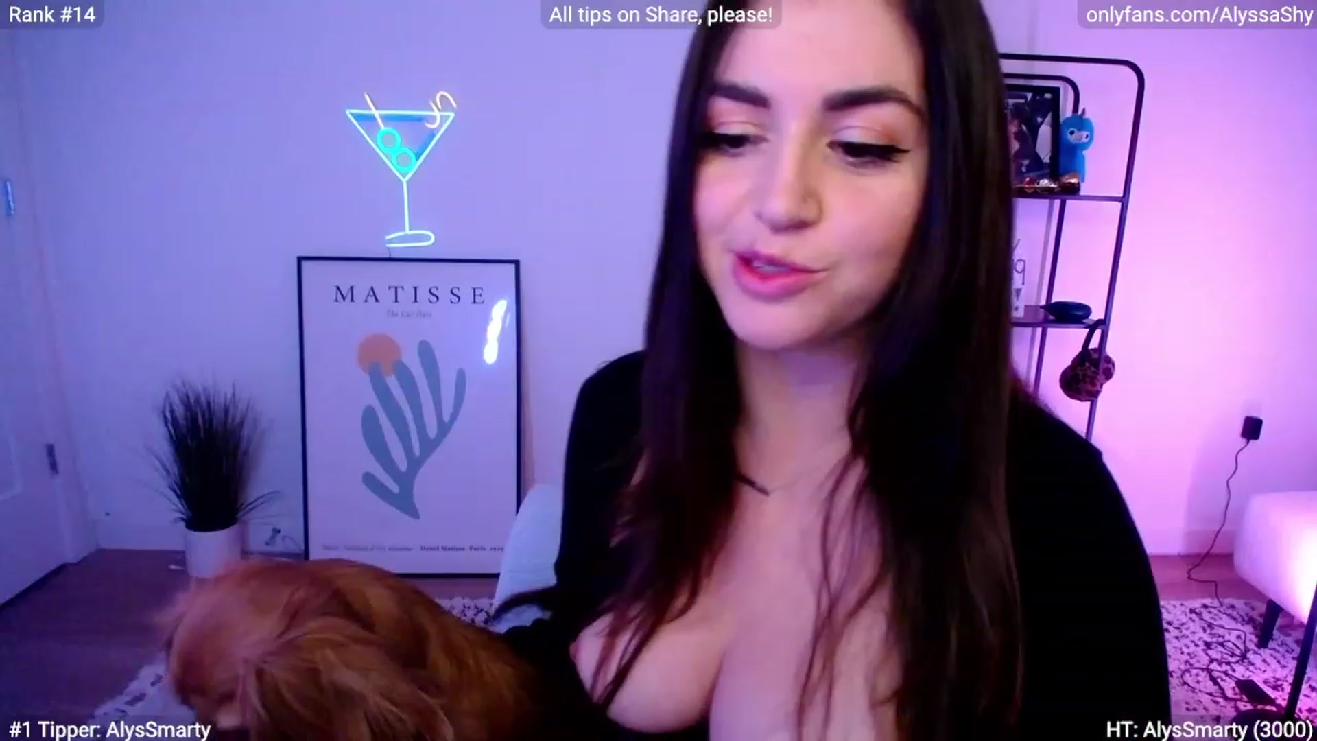 Gallery image thumbnail from AlyssaShy's myfreecams stream on, 02/09/2024, 02:20 image 6 of 20