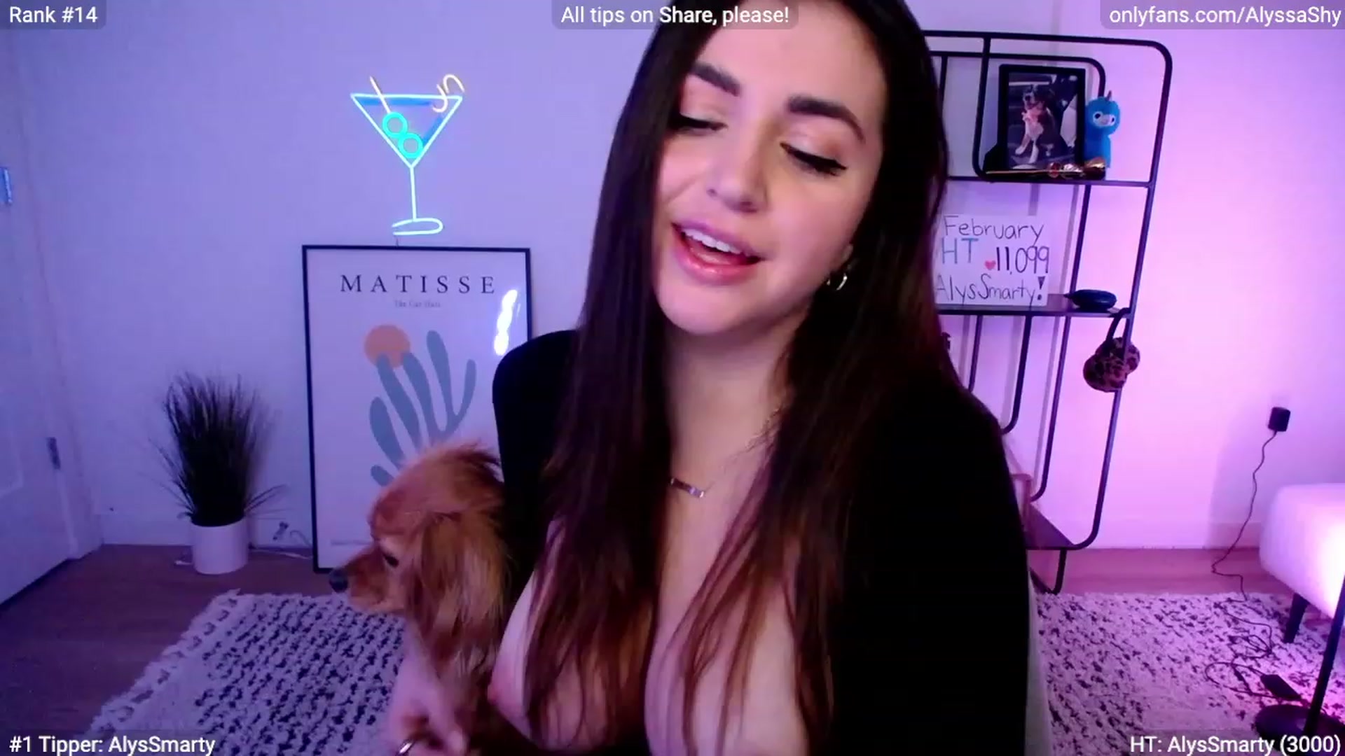 Gallery image thumbnail from AlyssaShy's myfreecams stream on, 02/09/2024, 02:20 image 10 of 20