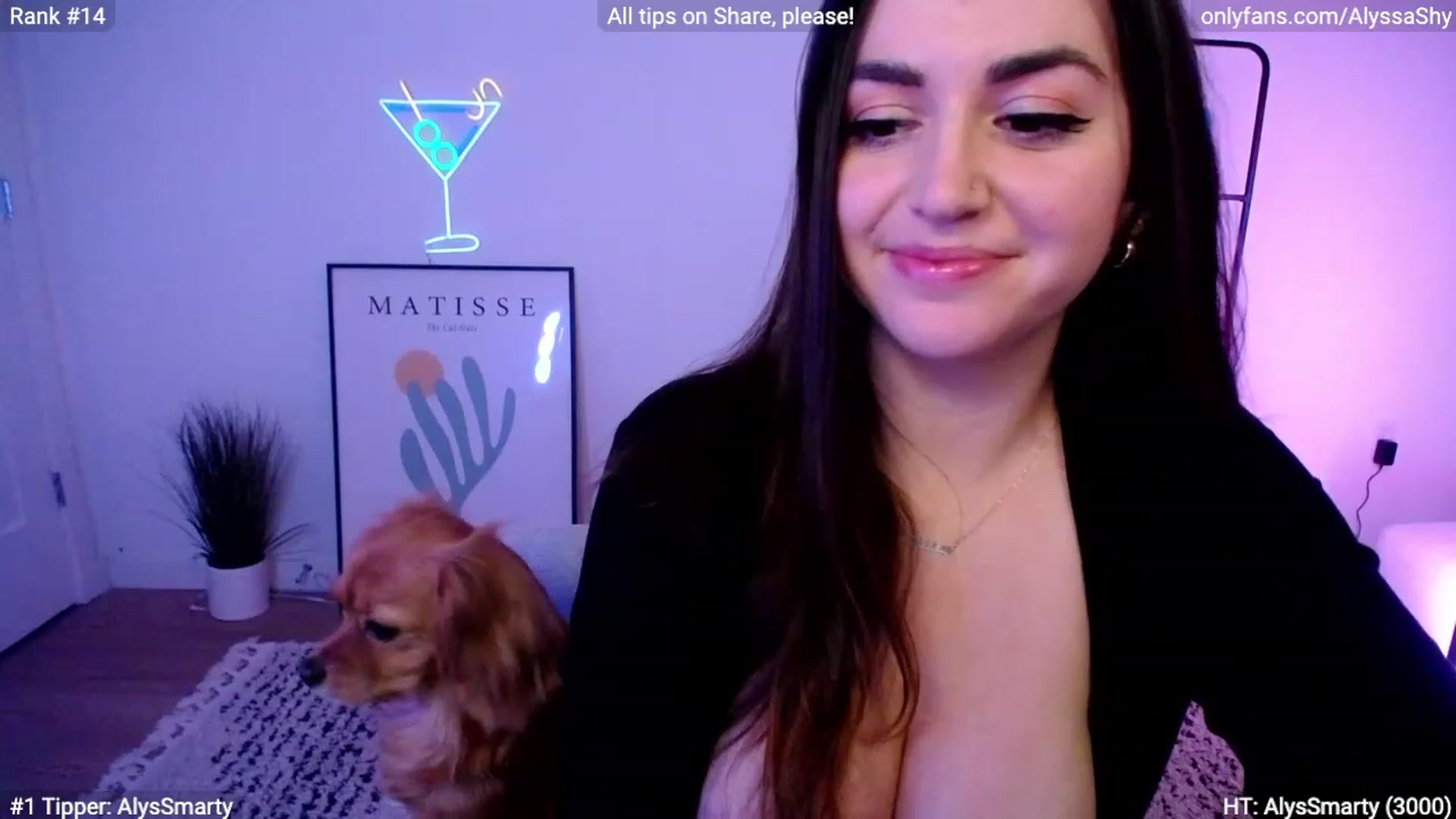 Gallery image thumbnail from AlyssaShy's myfreecams stream on, 02/09/2024, 02:20 image 11 of 20