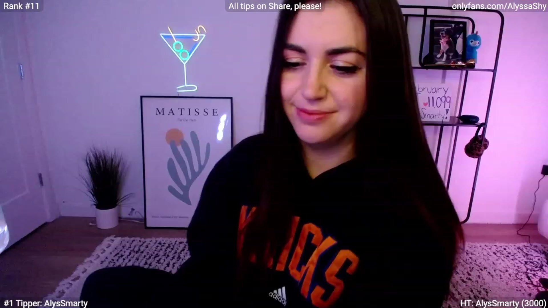 Gallery image thumbnail from AlyssaShy's myfreecams stream on, 02/09/2024, 05:01 image 2 of 20