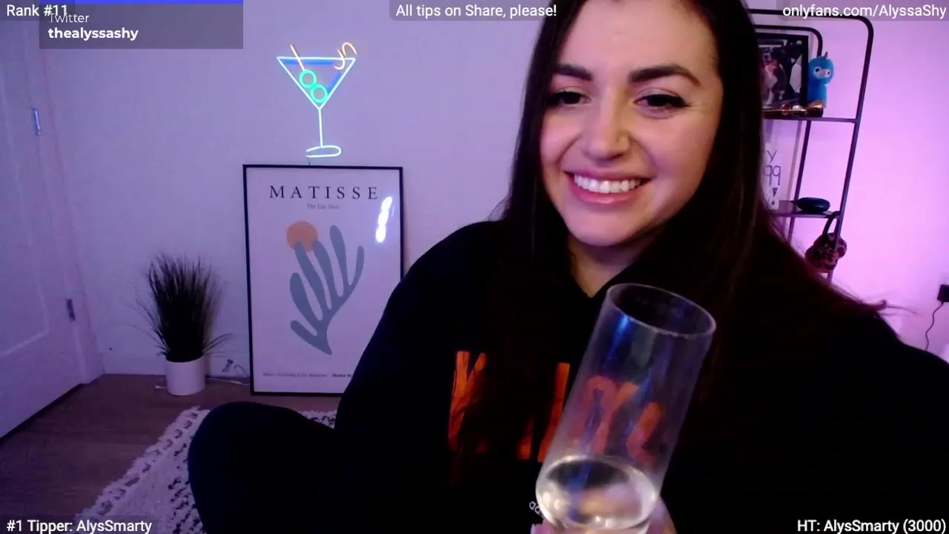 Gallery image thumbnail from AlyssaShy's myfreecams stream on, 02/09/2024, 05:01 image 4 of 20